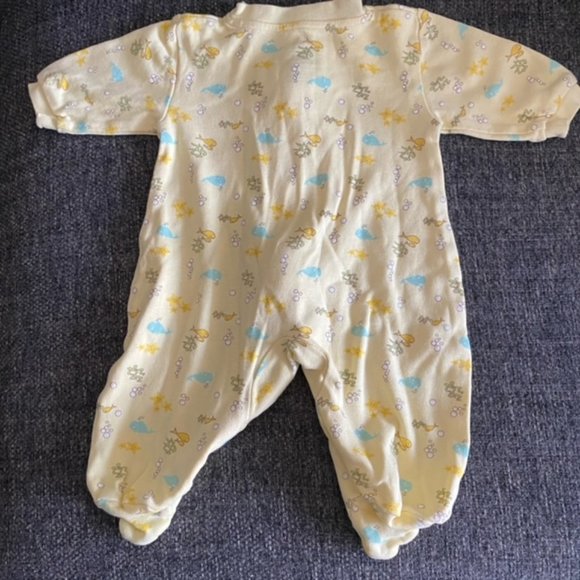 Baby NB mYellow Sleeper with Full Zipper - Picture 2 of 4